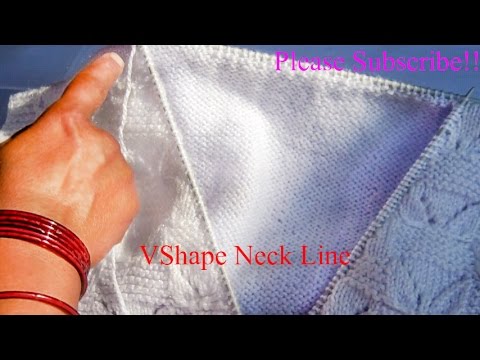 V Shape Neck Knitting | Part- 2 # 14