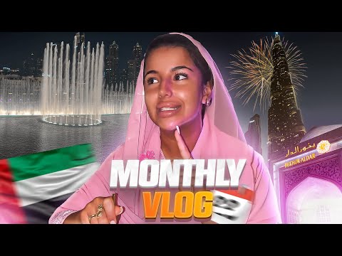 Découverte de Dubai + Mon Retour en France I MONTHLY VLOG 🌸