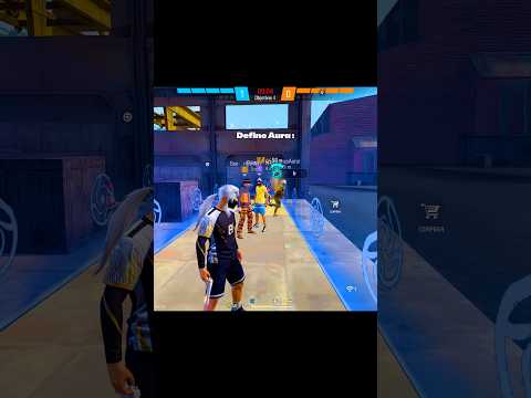 Define aura 💀 #freefire #shortsfeed