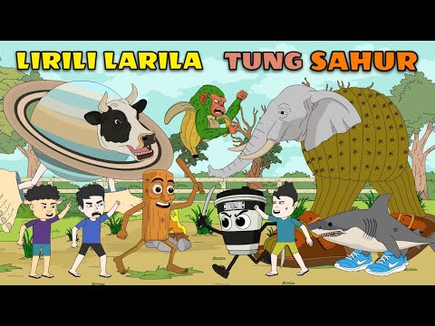 BRAINROT ANIMATION LIRILI LARILA TUNG TUNG SAHUR  LA VACA SATURNO  PART 4 | Pinoy Animation