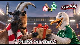 1. FC Köln vs. Werder Bremen 1:1 | Gute Phasen reichen nicht! | Reaction