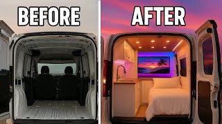 I built a MICRO CAMPER VAN in 30 Days