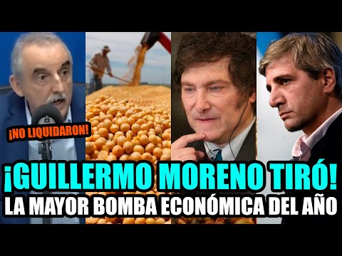 MORENO TIRÓ LA MAYOR BOMBA ECONÓMICA DEL AÑO DE MILEI