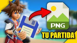Kingdom Hearts guarda la partida en un PNG