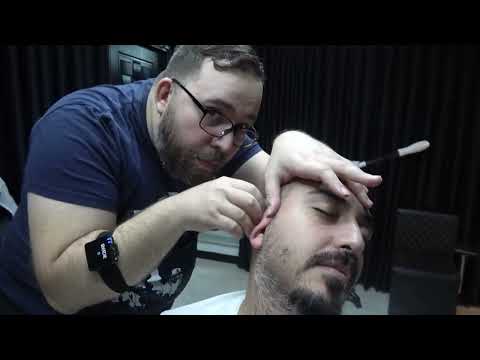 ARE YOU READY TO BE WITH LUNATIC BARBER??? ASMR Head Massage Face Massage Body Massage