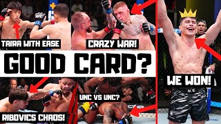 UFC Vegas 108 Event Recap Taira vs Park Full Card Reaction & Breakdown