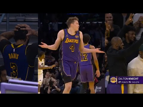 Dalton Knecht INSANE TAKEOVER scores 22 STRAIGHT POINTS and 6 THREES vs Jazz