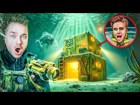 SAVING LOGAN From UNDER WATER SPY BASE! He's TURNING Into A POND MONSTER!