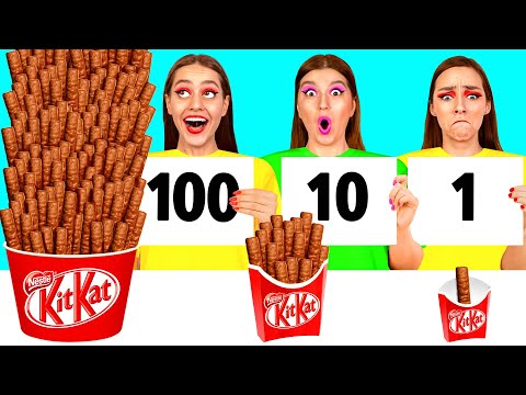 100 Layers of Food Challenge | Tasty Kitchen Recipes by DaRaDa Challenge