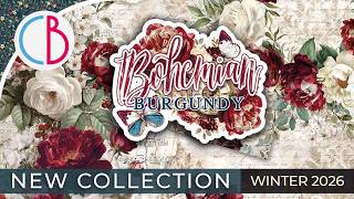 CiaoBellaPaper - WINTER NOVELTIES 2026 - Bohemian Burgundy