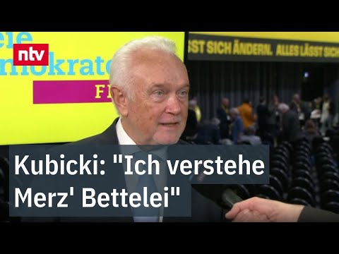 Kubicki: "Ich verstehe Merz' Bettelei" - Aufruf gegen FDP-Wahl