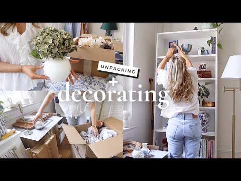 Unpacking + decorating the new apartment! The best part