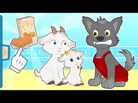 BEBÊS ALEX E LILY 🐺🐐 O Lobo e os Sete Cabritinhos | História completa