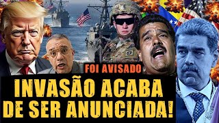 URGENTE' EUA Acaba de ANUNCIAR Que vai INVADIR O PAÍS DE MADURO!/ TRUMP ORDENOU o ATAQUE!