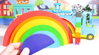 Обучающее видео для детей — изучаем счет, цвета и английский с помощью цифровых блоков!