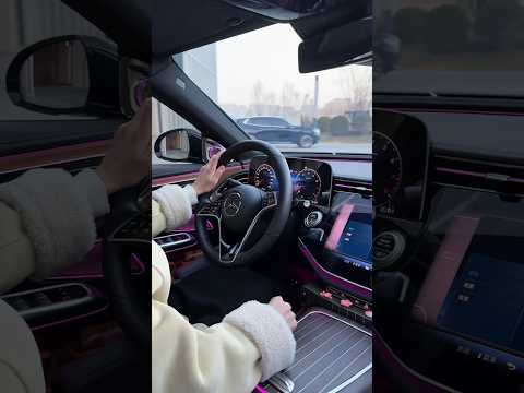 Work Ends, Life Begins in the Mercedes-Benz E3001. #youtuber #trend #luxury #viral