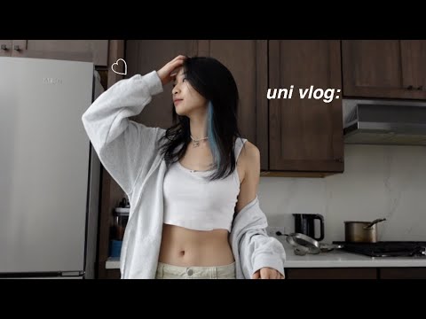 uni vlog | kpop in public, food market, dance practice