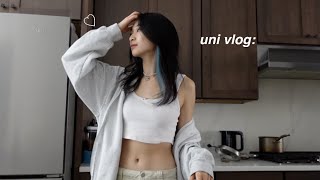 uni vlog | kpop in public, food market, dance practice