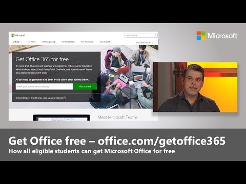 can students get microsoft office for free