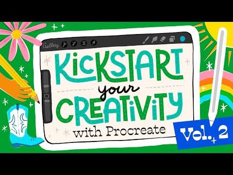 New Course! Kickstart your Creativity with Procreate Vol. 2 - 20 Fresh Drawings to Level Up Your Art