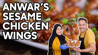 Sesame Chicken Wings | Anwar's Kitchen