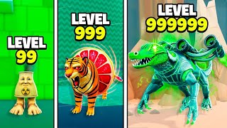 VIREI OS BRAINROTS MAIS FORTES DO MUNDO NO ROBLOX 😨😱 (Brainrot Evolution)