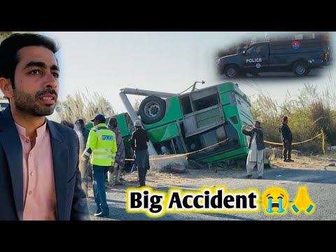 Allah O Akbar !! Bus Accident In Our Village 😓