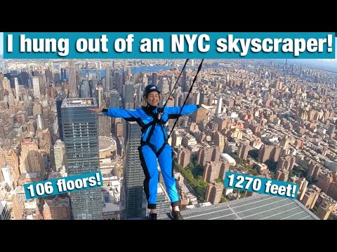 i hung out of an NYC SKYSCRAPER!! *scary*