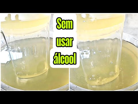 SEM USAR ÁLCOOL RECEITA 3 EM 1 BASE DETERGENTE SABÃO LÍQUIDO SIMPLES POTENTE ECONÔMICO