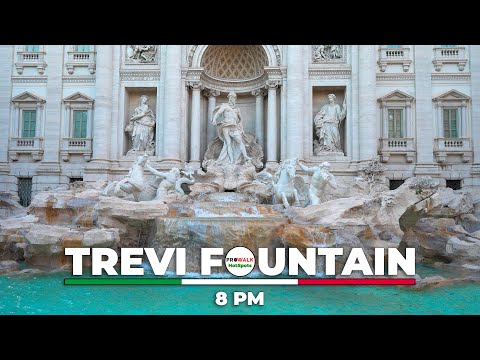 Rome at Night - The Trevi Fountain