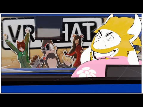ASGORE DRIVES IN HIS CAR AND RUNS OVER PEOPLE IN VRCHAT - VRChat (Funny Moments)