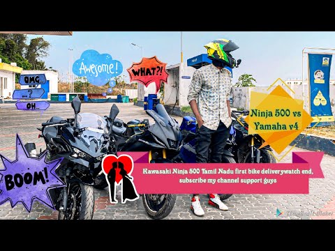 Kawasaki Ninja 500 Tamil Nadu first bike delivery end, subscribe my channel support guys #bike#ttf