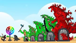 🔴LIVE :🦍🐍🐱‍🐉Evolution of Watermelon T-rex Magical adventure video || Wild Animals Epic Battle