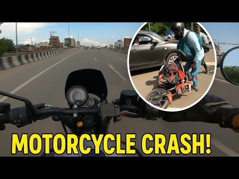 “LIVE Accident Caught While Riding Hunter 350 😳 | Full Scene Inside!”