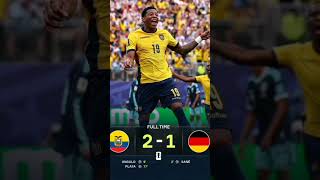 Ecuador - Germany 2-1