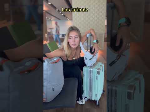 Como duermen en el aeropuerto #ucraniana #humor #chica #español