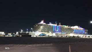 AIDAnova / ...versunken im Schnee... / Hamburg 10.01.2026