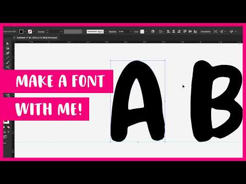 Create & Sell an All Caps Font from your Handwriting (Step-by-Step!)