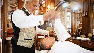 💈A Shave With The Count Like It’s The Early 1900s In Buenos Aires | Museo Barbería La Época 🇦🇷