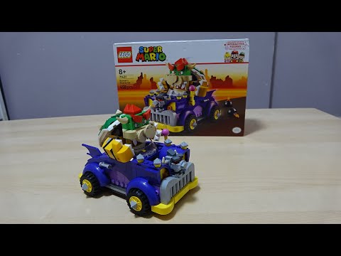 Building a Lego Super Mario Bowser's Muscle Car Set 71431