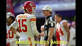 Mahomes has people being babies about the refs