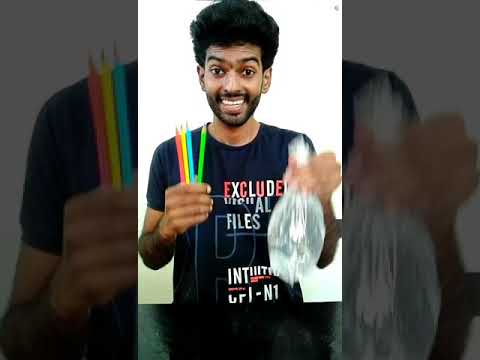 WATER BAG & PENCIL Experiment #Shorts #YouTubeShorts #Trending #LifeHacks #5MinuteCrafts #AswinC
