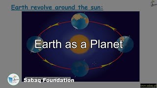 Earth as a Planet