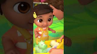 🐔 Nina's Farmyard Toys 🐔 #cocomelon #cartoons | Nina's ABCs #shorts