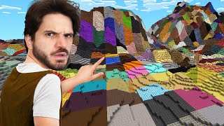 MINECRAFT, MAS TODAS AS CHUNKS SÃO BLOCOS ALEATÓRIOS!