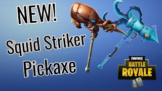 new squid striker pickaxe in fortnite - rose glow pickaxe fortnite