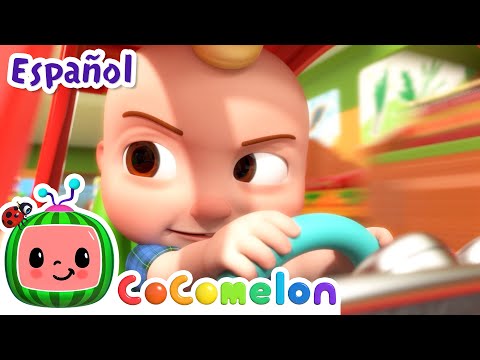 Canción del carrito de la compra | Caricaturas para niños con subtítulos | En español