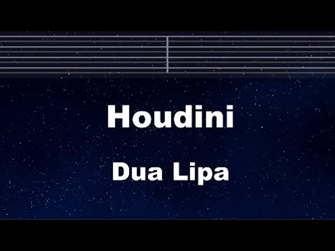 Practice Karaoke♬ Houdini – Dua Lipa 【With Guide Melody】 Instrumental, Lyric, BGM