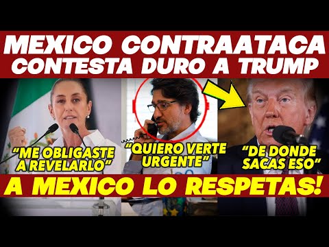 TRUMP HELADO! RECIBE DURO CONTRAATAQUE! CLAUDIA CONTESTA, REVELA OBSUROS TRATOS DE EUA. ULTIMA HORA