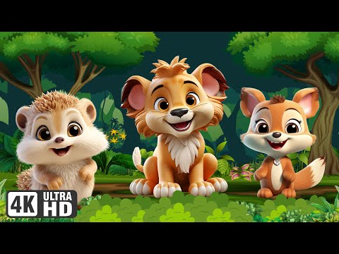 Wild Animal Sounds: Lion, Fox, Hedgehog, Hyena, Koala  - Animal Sounds